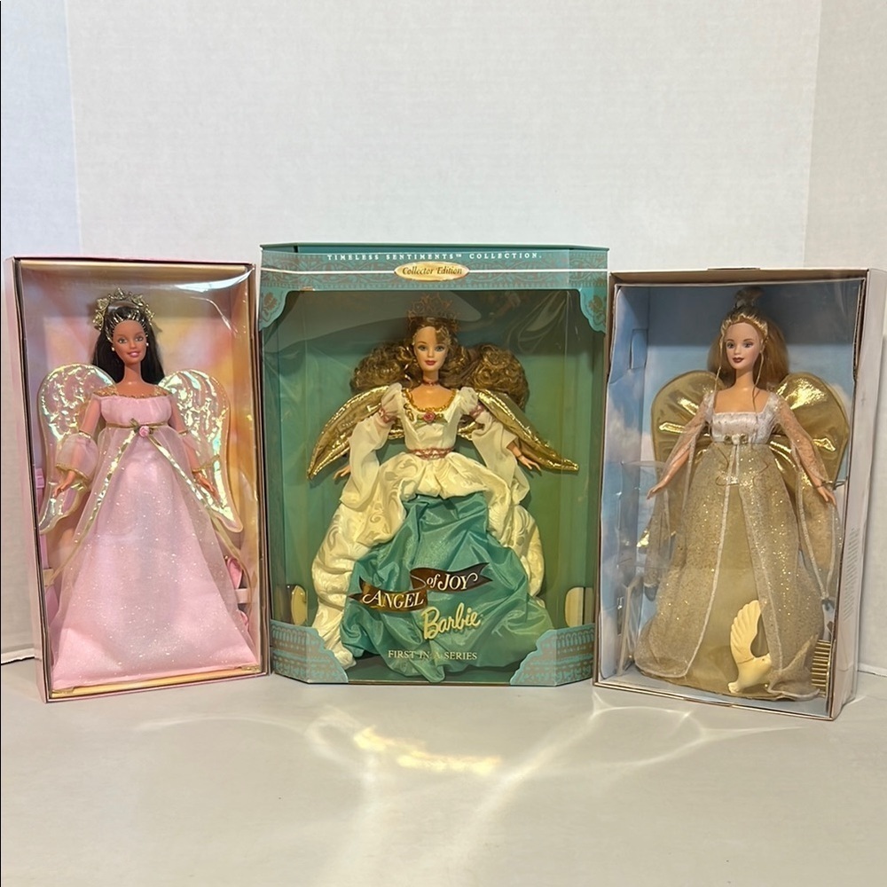 Barbie Mattel Vintage Angel Dolls Special Edition Bundle 1998 1999 2001